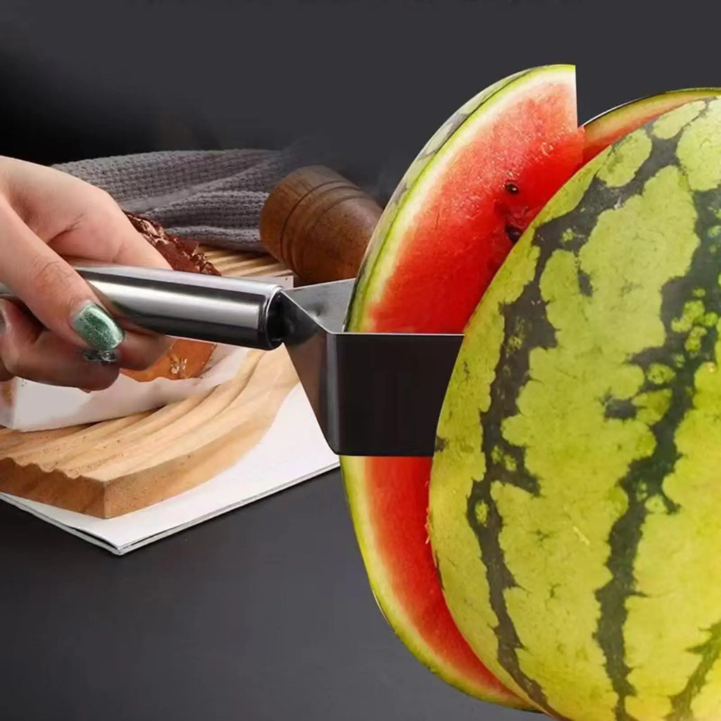 Stainless Steel Triangular Watermelon Slicer & Cutter Tool Fruit Slicer Tool Zpaxo