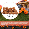20-Pack Mini Halloween Resin Pumpkin Figurines – Home Decor Resin Holiday Figurines Zpaxo Orange