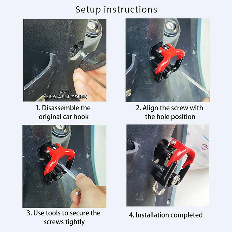 Aluminum Motorcycle Helmet Lock Anti-theft Bicycle Security 2 Keys