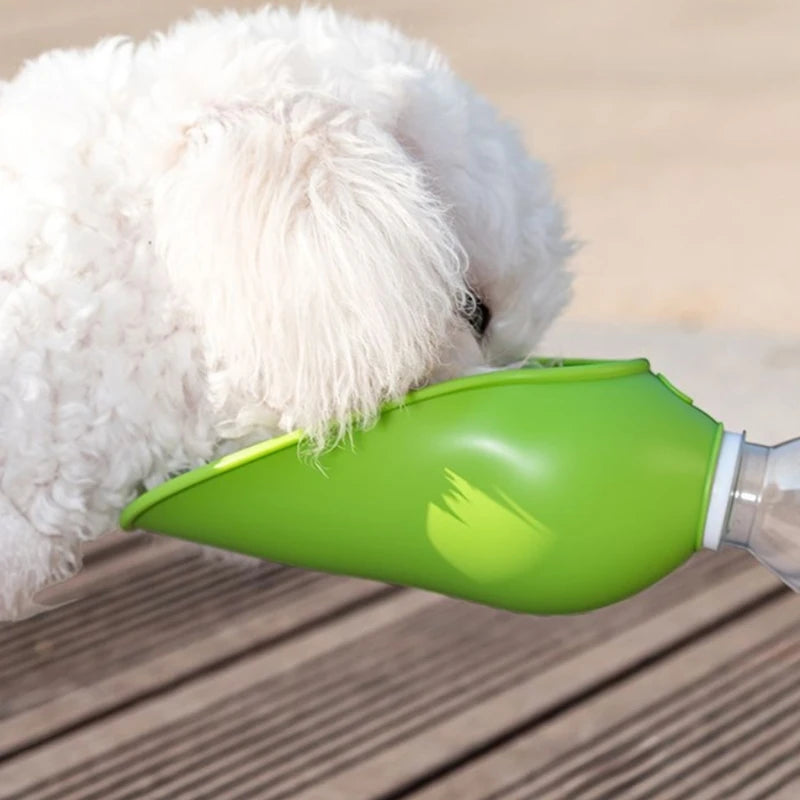 Ergonomic Pet Drinking Bowl Fit Standard Bottles Comfortable Dog Use