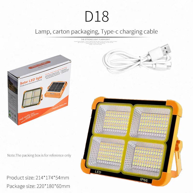 Solar LED Camping Lantern 20000mAh Power Bank – ESMARTER D18