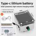 Outdoor Fishing Long Range Oxygen Pump Rechargeable Solar Powered Air Zpaxo Model 528