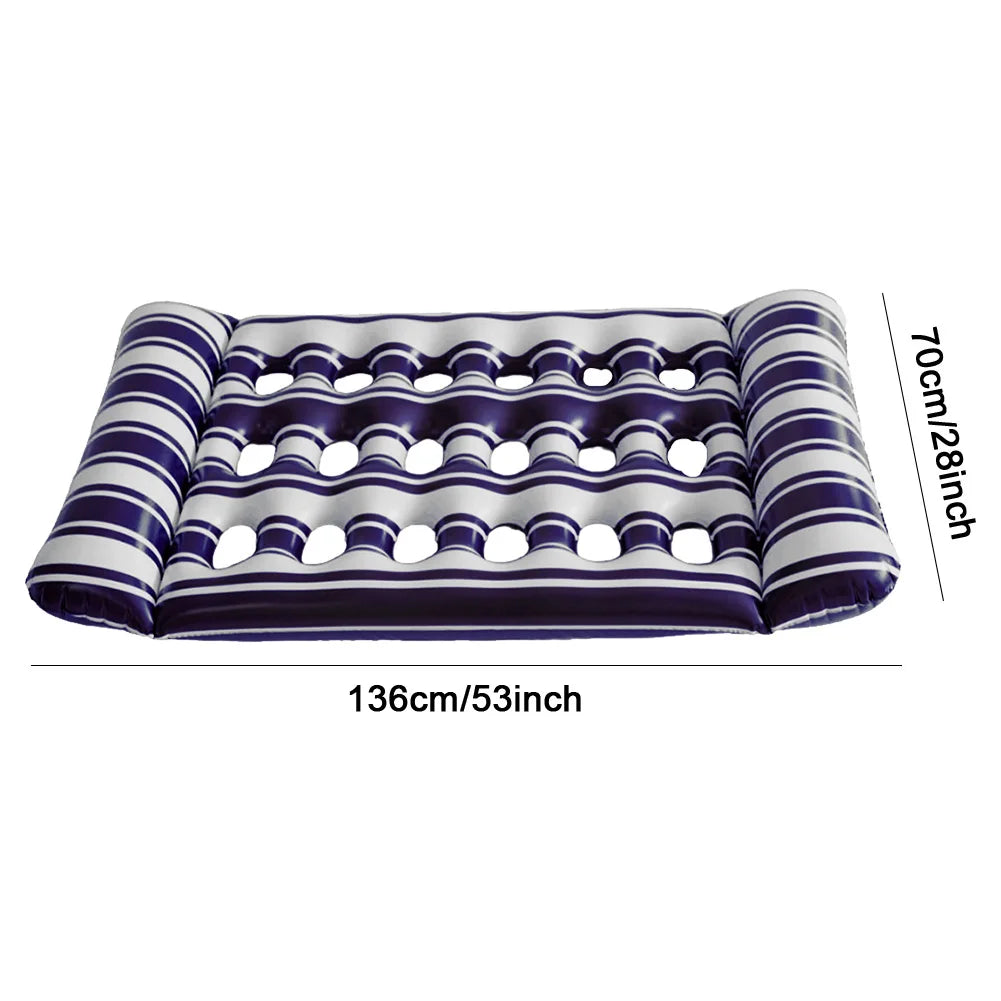 2025 Water Recliner Hammock Foldable Floating Lounger Air Mattress
