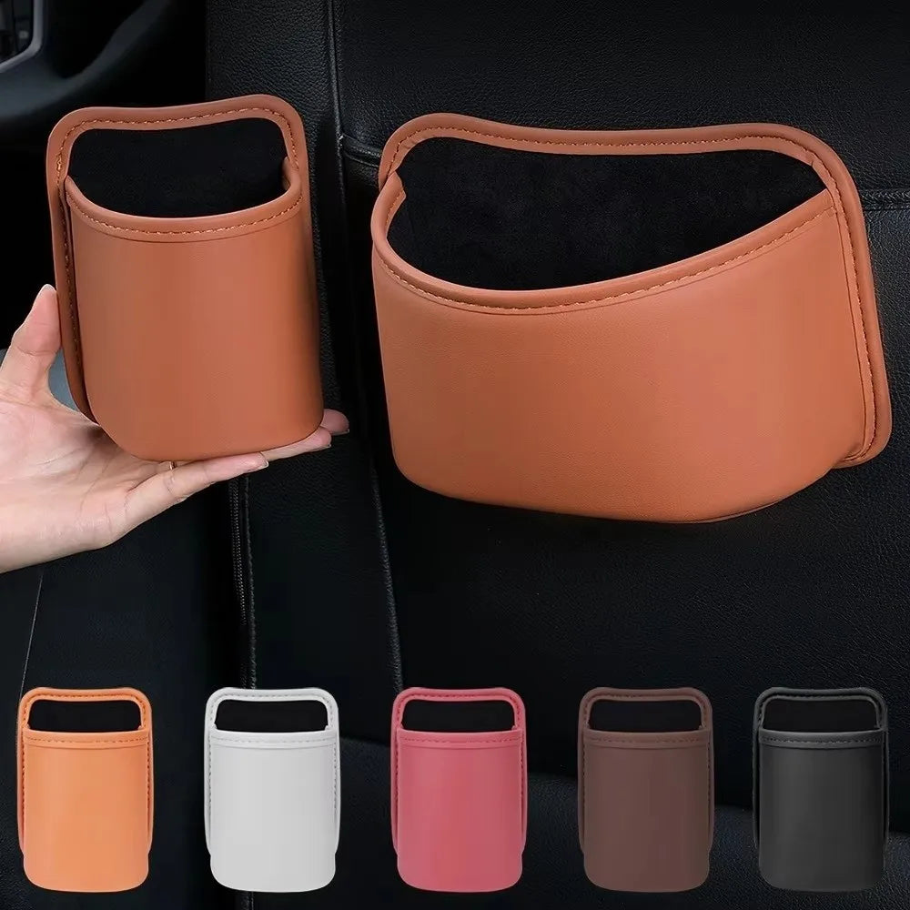 Leather Car Cup Holder Space Saving Waterproof Door Storage Box Zpaxo