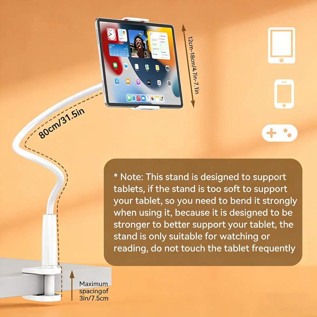 Multi-directional Adjustable 360 Freely Rotatable Tablet Phone Holder