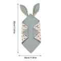 Snap Bibs Baby Rabbit Ear Design Bandana Drool Soft Comfortable Zpaxo Green United States