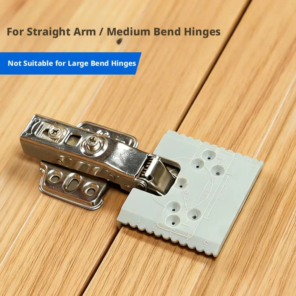 KITPIPI 35mm Door Hinge Jig | Magnetic Drill Guide for Cabinets Hinge Installation Jig Zpaxo