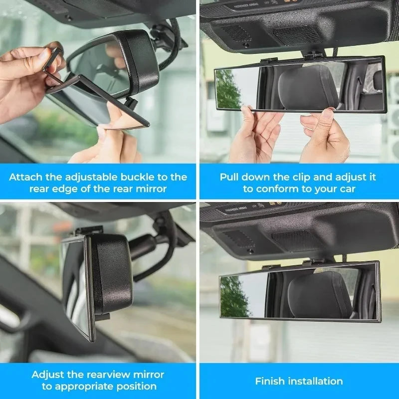 Wide Angle Convex Car Baby Rear View Mirror Anti Glare Large Vision