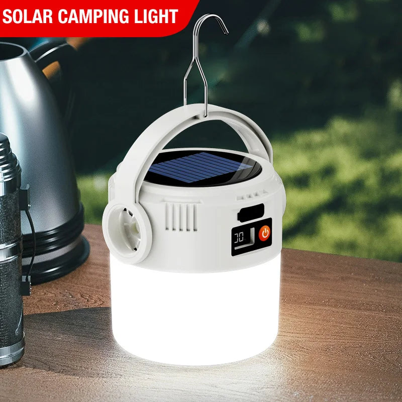 Ultra Long Endurance Camping Light Solar Powered Outdoor Rechargeable