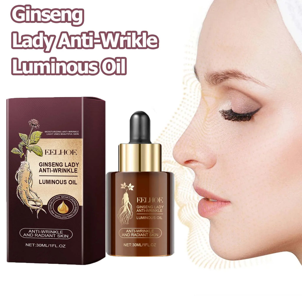 Ginseng Facial Essential Oil – Firming Anti-Aging Face Serum Face Serum Oil Zpaxo