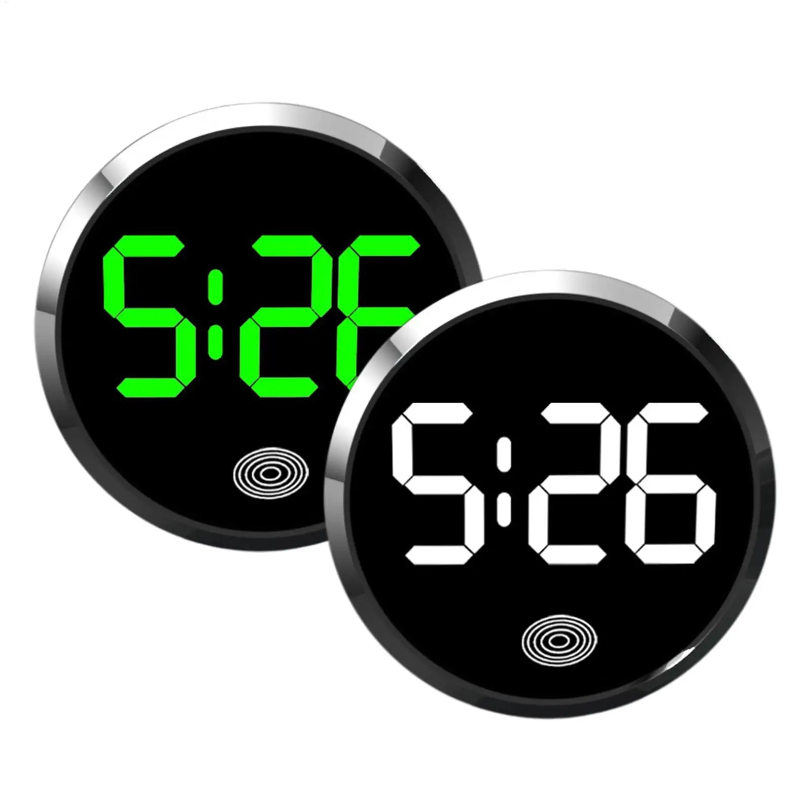 Fashionable Car LED Clock Touch-control Dashboard Watch Display Light