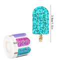 500Pcs Summer Popsicle Stickers – Self-Adhesive Party Decals Decorative Sticker Roll Zpaxo 500Pcs
