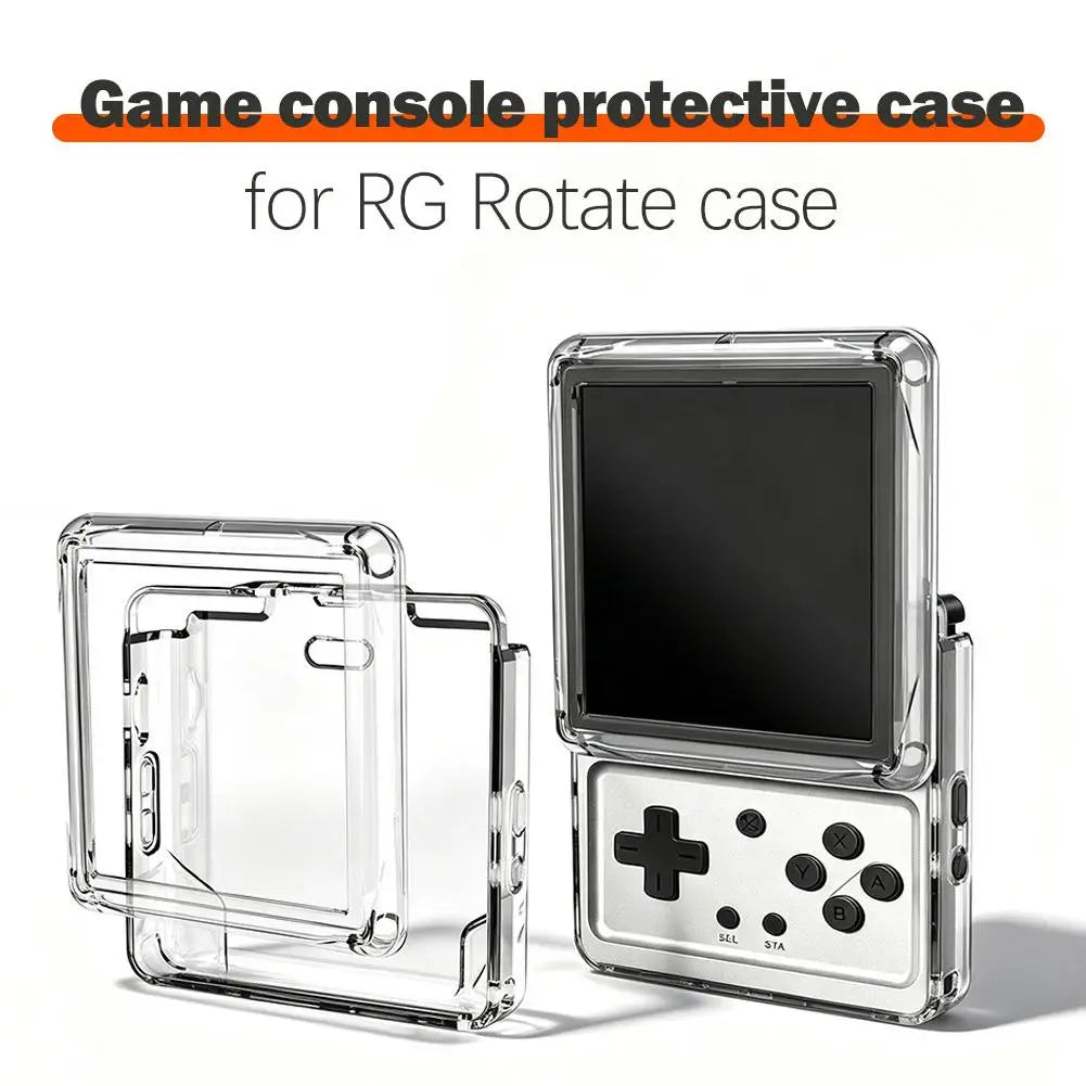 TPU Case for ANBERNIC RG Rotate – Shockproof Clear Cover Game Console Case Zpaxo