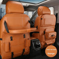Multi-purpose Design Car Back Seat Organizer Foldable Dining Table Zpaxo Orange