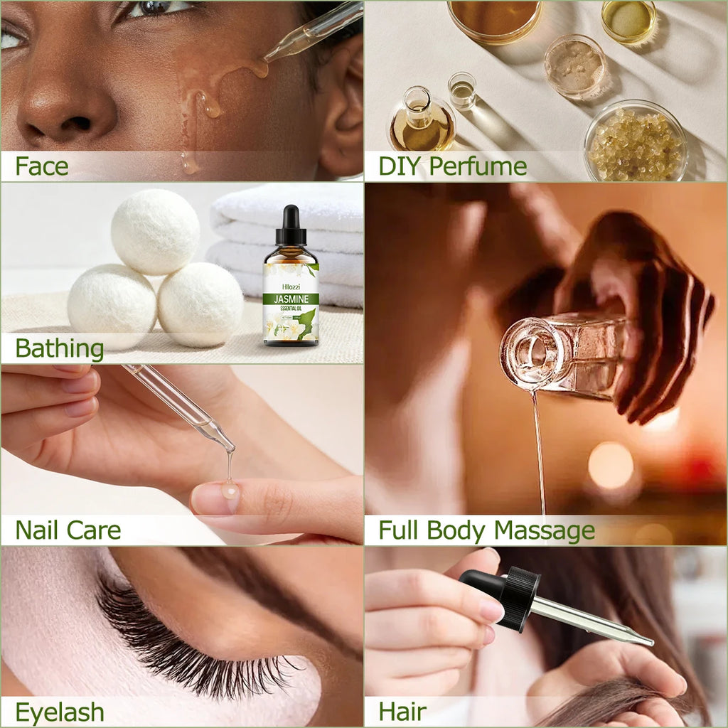 JASMINE ESSENTIAL OIL a high-quality moisturizing nourishing massage oil with a refreshing scent, suitable for all skin types Zpaxo