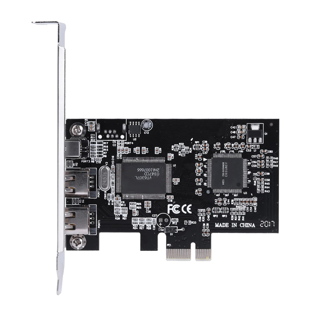 Firewire Controller Card Pci E PCI-E Express 1394a IEEE 1394 Cable