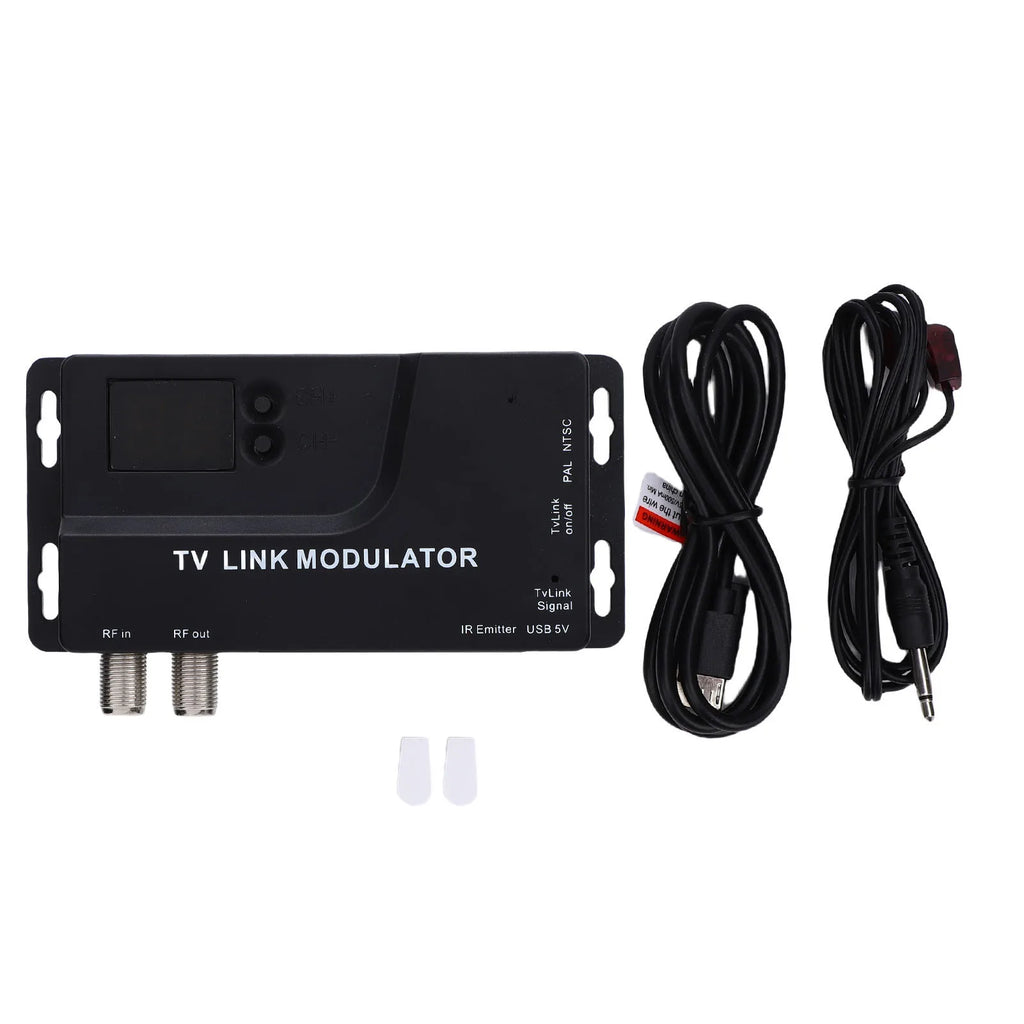 RF Modulator 471 25Mhz 885 1080P HD Coaxial Converter Support NTSC