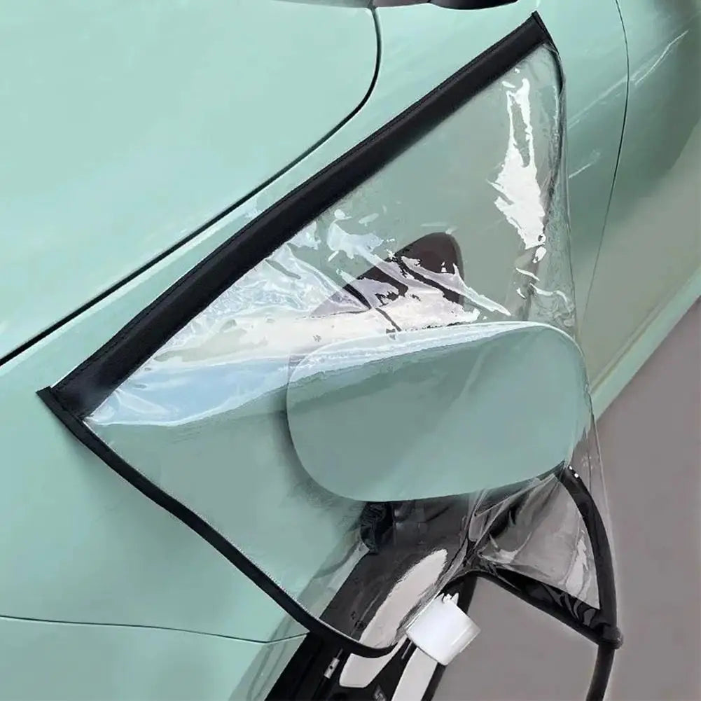 Electric Car Charging Port Rain Cover – Waterproof EV Charger Guard EV Charger Cover Zpaxo A