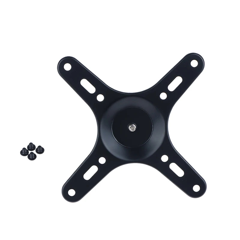 1Set Portable Monitor Mounting Bracket Plate VESA 1/4 Inch Screw Hole To 100x100MM 75x75MM M4 Screw Set Wall Mount Holder Zpaxo VESA Bracket
