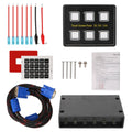 Slim Touch Circuit Control Panel Box 6 Gang LED Switch Screen