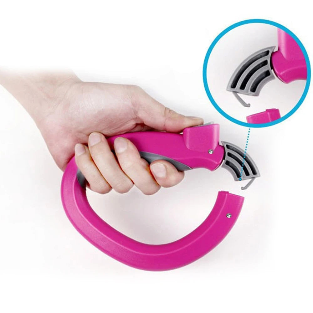 Grocery Bag Carrier Handle Ergonomic Shopping Bag Grips Comfortable Shopping Assistant Zpaxo