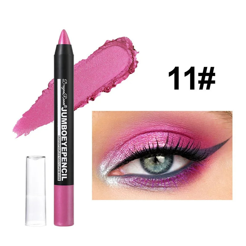 12 Colors Long-lasting Eyeshadow Pencil Waterproof Pigment Blue Zpaxo 11