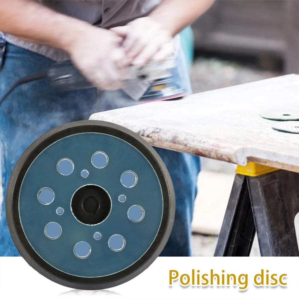 1-10PCS Sander Disk Discs 5Inch Hook & Loop Sander Backing Pad Replacement Sanding Pad Electric Makita For Random Orbital Sander Zpaxo