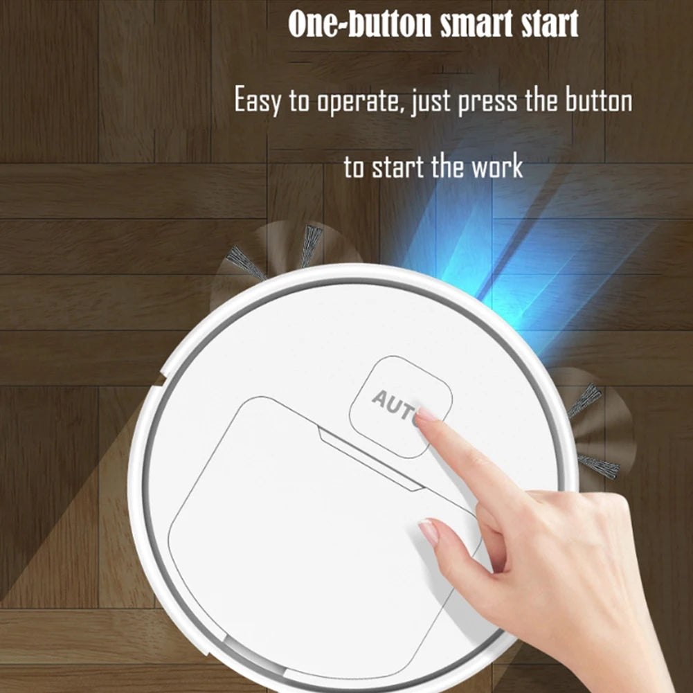 Automatic Cleaning Sweeping Machine USB Rechargeable 1000Pa Suction