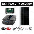 20000W Solar Generator Kit with 200W Panel Efficient Inverter Controller Off Grid Power Supply for RV Camping Outdoor Emergency Zpaxo 220V solar kit