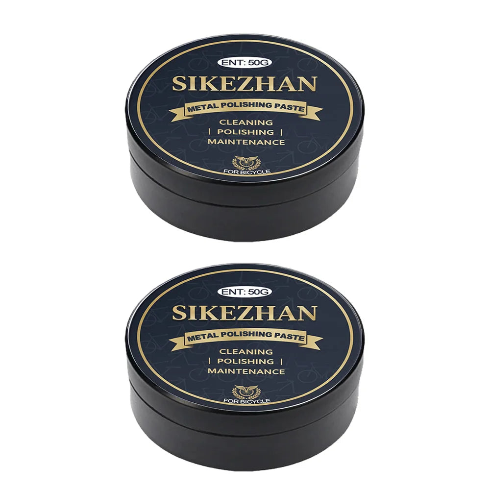 Multi-Purpose Metal Polish Paste 50g of Polish - Works on Stainless Steel,Jewelry ＆ Cars -bicycle Cleaner & Rust Remover Zpaxo 2pcs