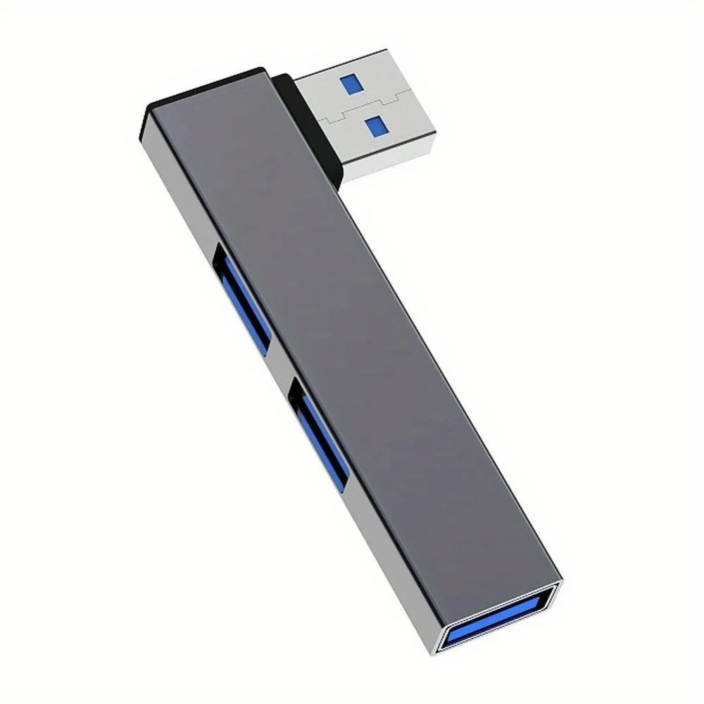 3-in-1 USB Type-C Hub OTG – USB 3.0/2.0 Portable Docking Station USB Hub Adapter Zpaxo USB A Gray