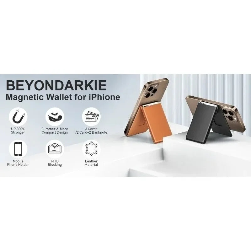 Card Wallet Holder Magnetic Phone Holder Protective Case 2 in 1 Detachable Magnetic Leather Wallet Cover Cards Holder Pocket Zpaxo