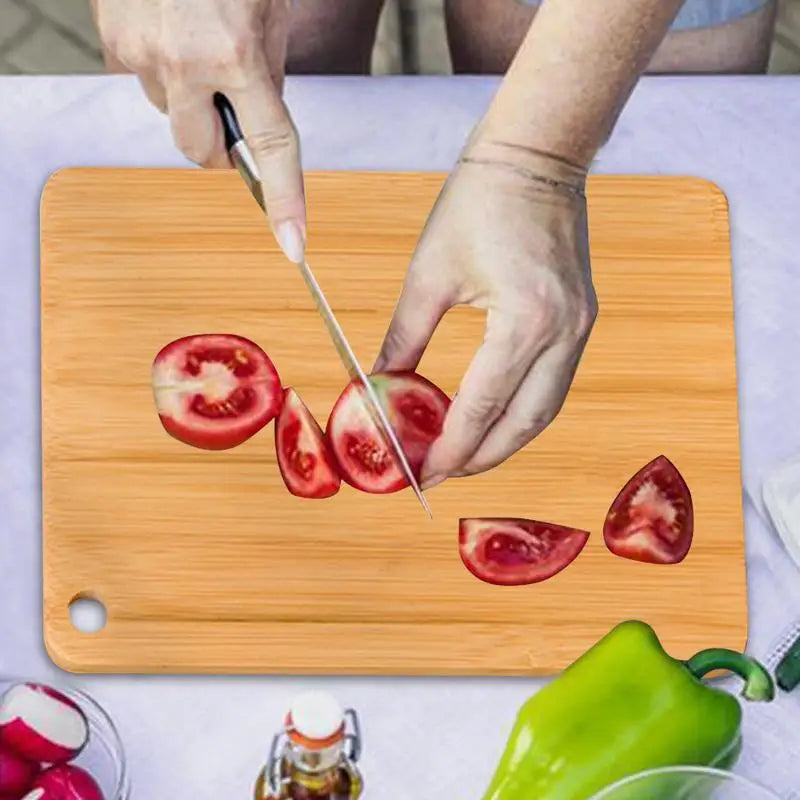 Wood Cutting Boards Thickened Double Sided Food Grade Portable Fruit