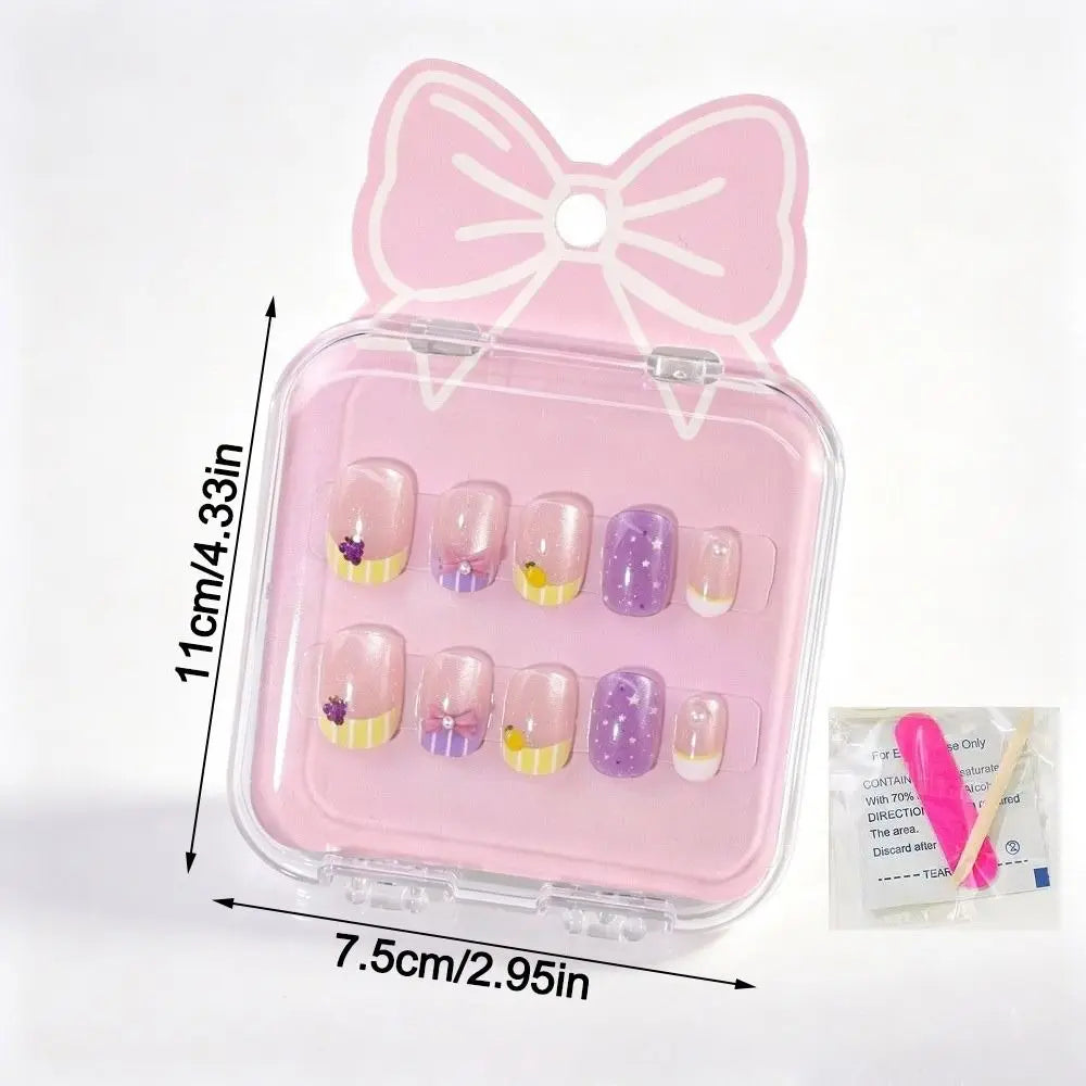 Accessories Cat's Eye Children Wearing Nails Short Decorative Press Zpaxo
