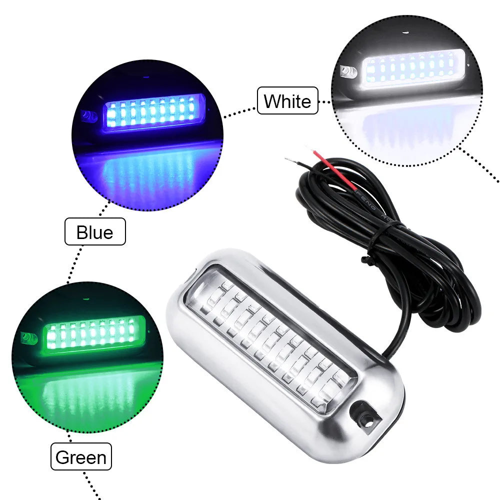 27 Led Stern Light Yacht Swimming Pool Stainless Steel Waterproof