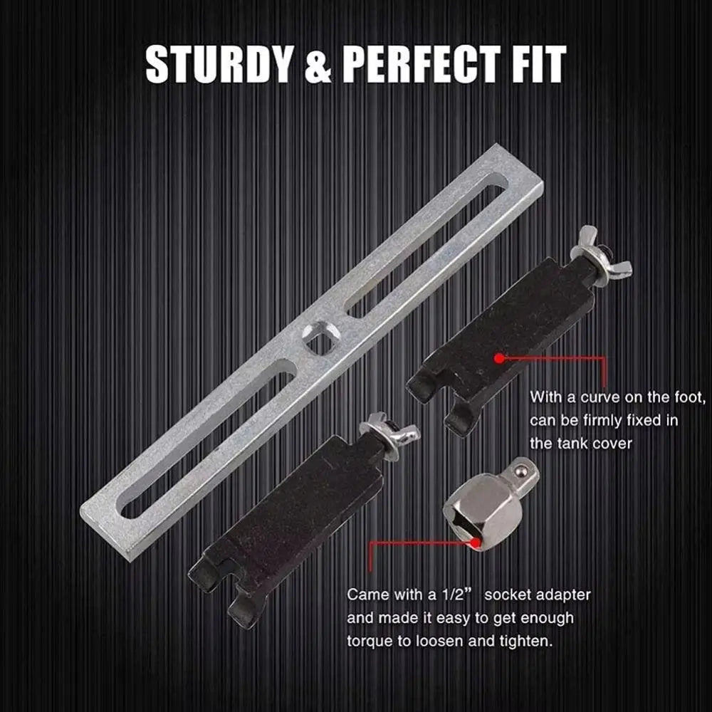Adjustable Universal Fuel Pump Wrench Claw Design Bent Foot Removal Zpaxo