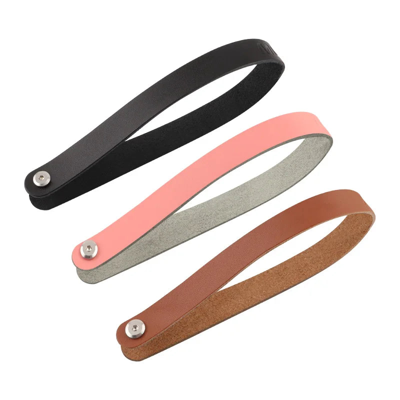 Leather Pull Strap Belt Folding Bike Quick Release Rope Brompton