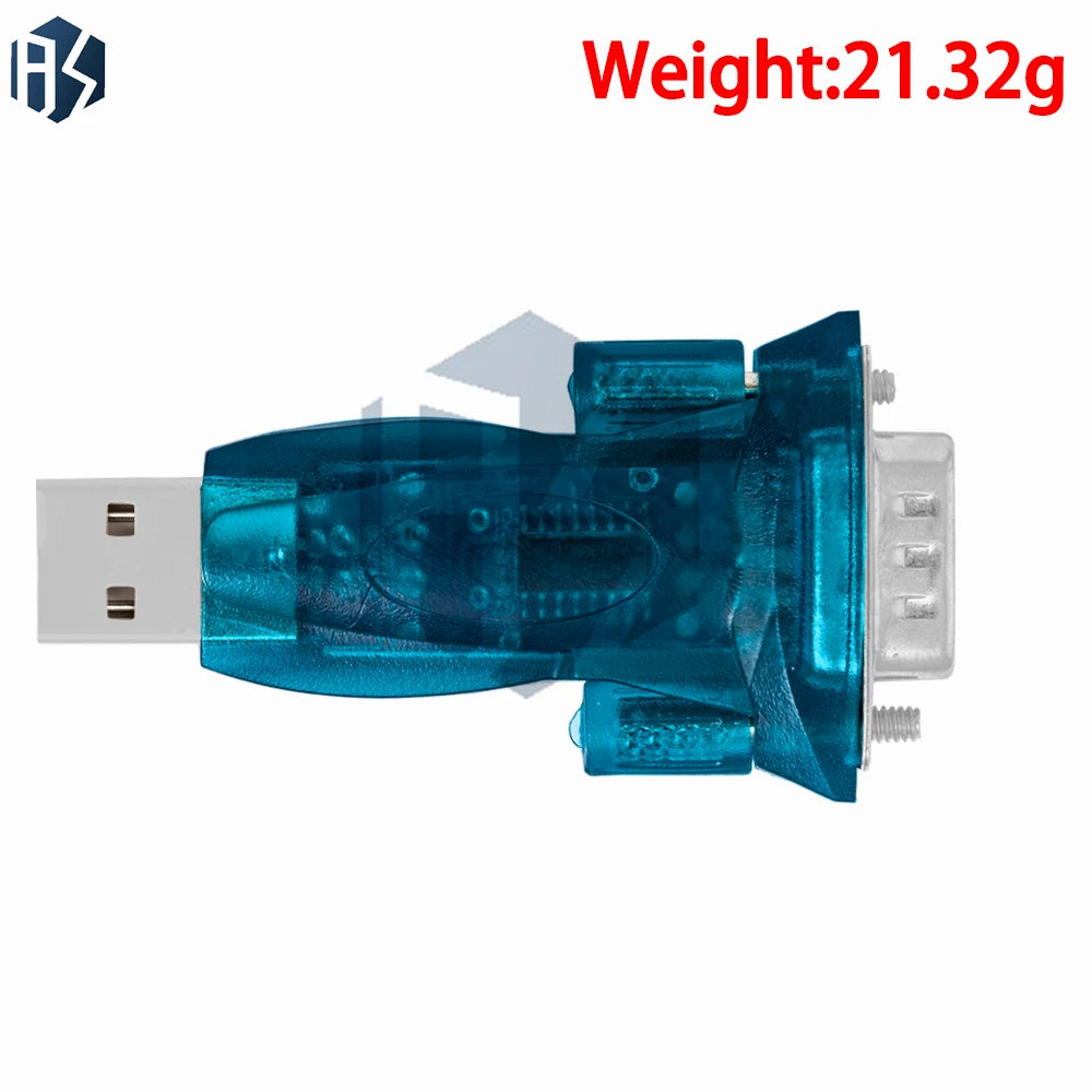 HL-340 USB RS-232 DB9 Serial Port Adapter 9-Pin COM Converter Legacy Zpaxo