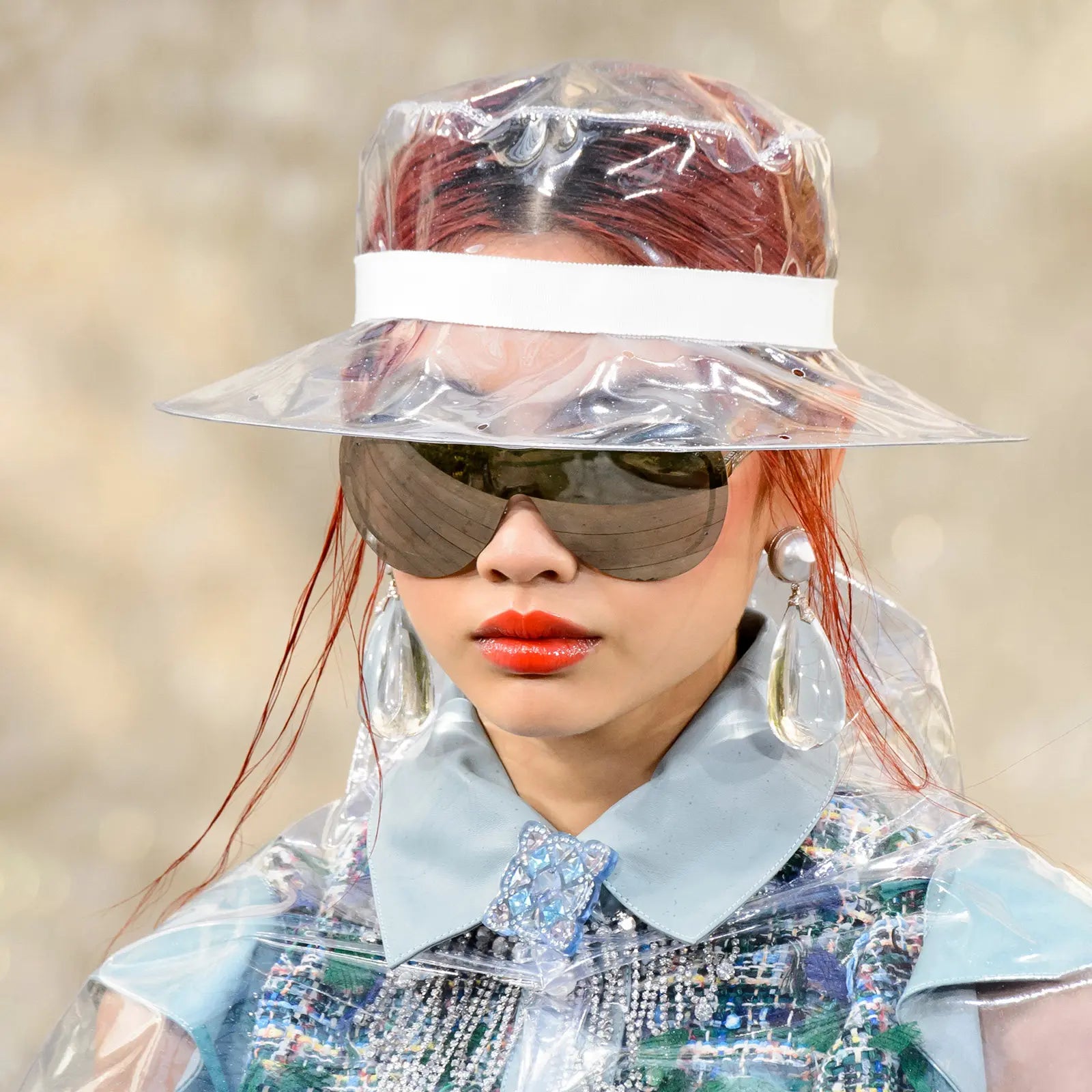 1Pcs Waterproof PVC Bucket Hat Transparent Fisherman Outdoor Beach Cycling Hiking Sun Protection Headwear Fisherman Hat Zpaxo