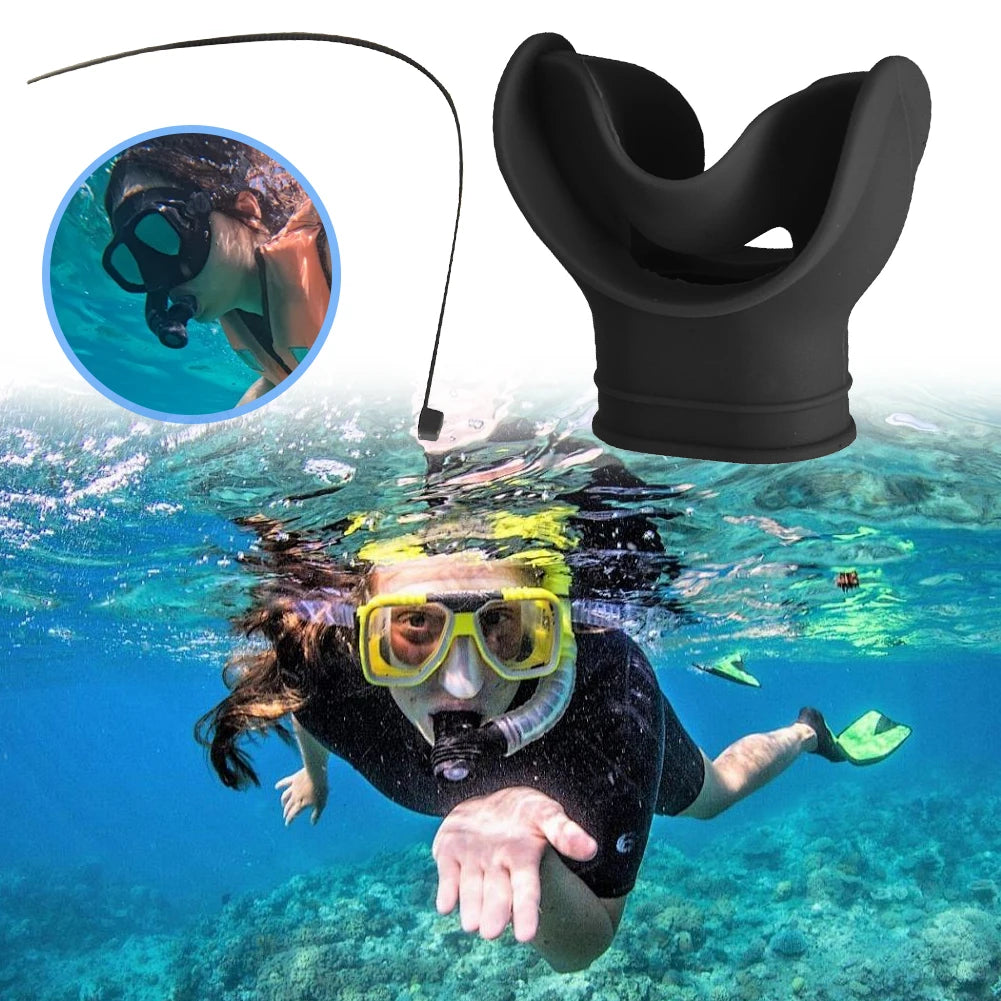 Scuba Diving Second Stage Silicone Mouthpiece Cover Octopus Holder