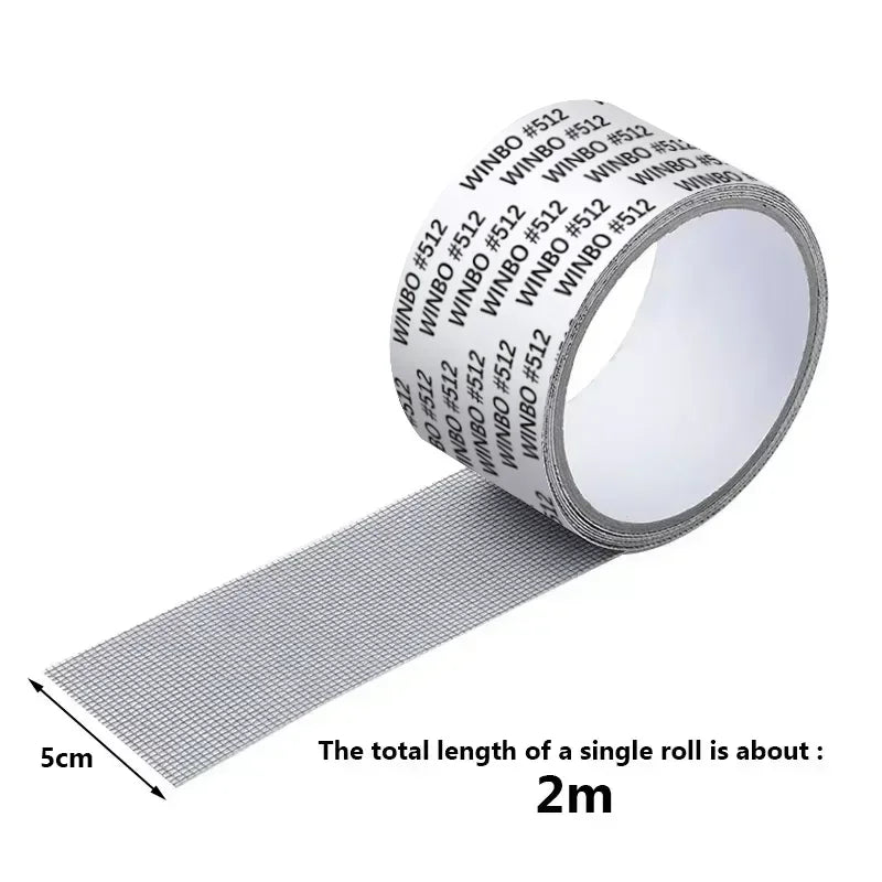 Window Screen Tape Anti-mosquito Screen Repair Subsidy Door Curtain Mosquito Net Hole Patch Repair Self-adhesive Screen Tape Zpaxo
