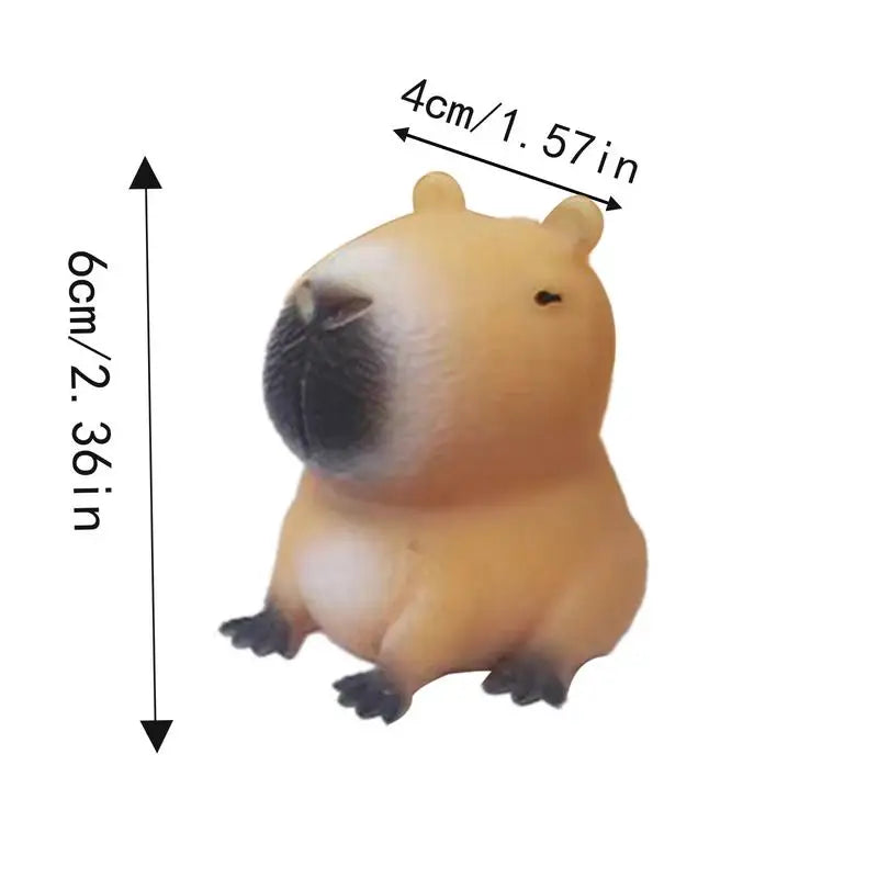 Squishys Capybara Soft Pinch Toy Squeeze Toys Fidgets Silicone Stress