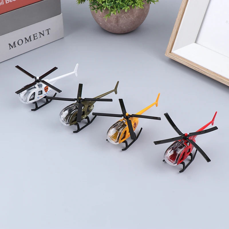 Mini Alloy Helicopter Model Toys Aircraft Military Collection