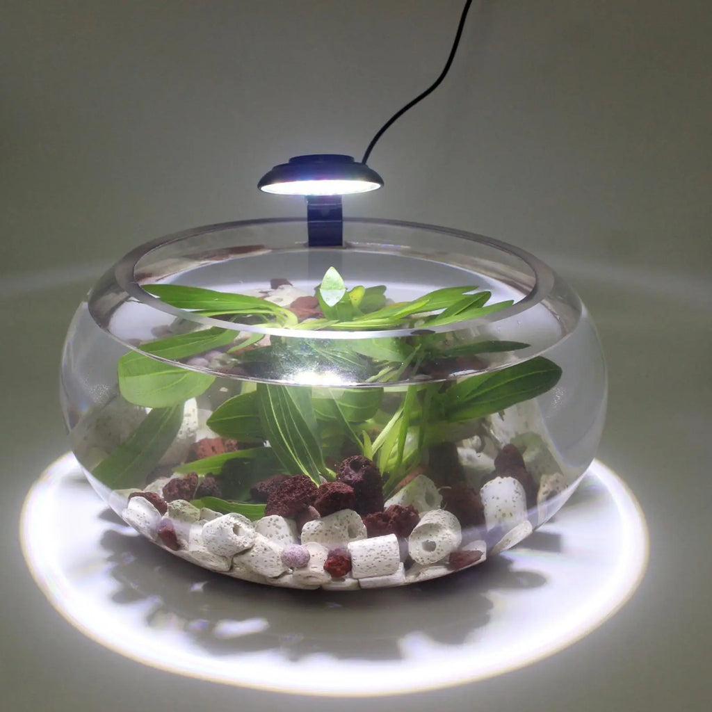 Aquarium Led Light Waterproof Clamp-on Anti-glare Lamp Adjustable