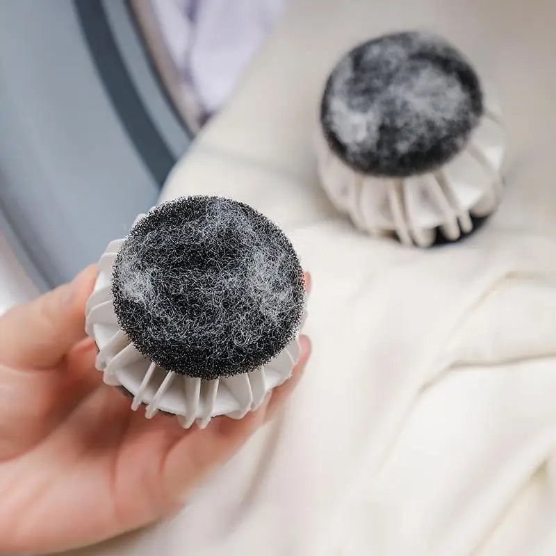 Anti-Tangle Laundry Balls & Lint Remover – 2-Pack