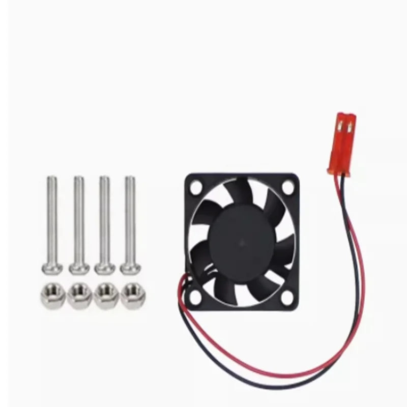 Raspberry Pi Cooling Fan Motherboard Shell DC5V Fan Heat Sink Raspberry Pi 3B/4B 3007 Zpaxo