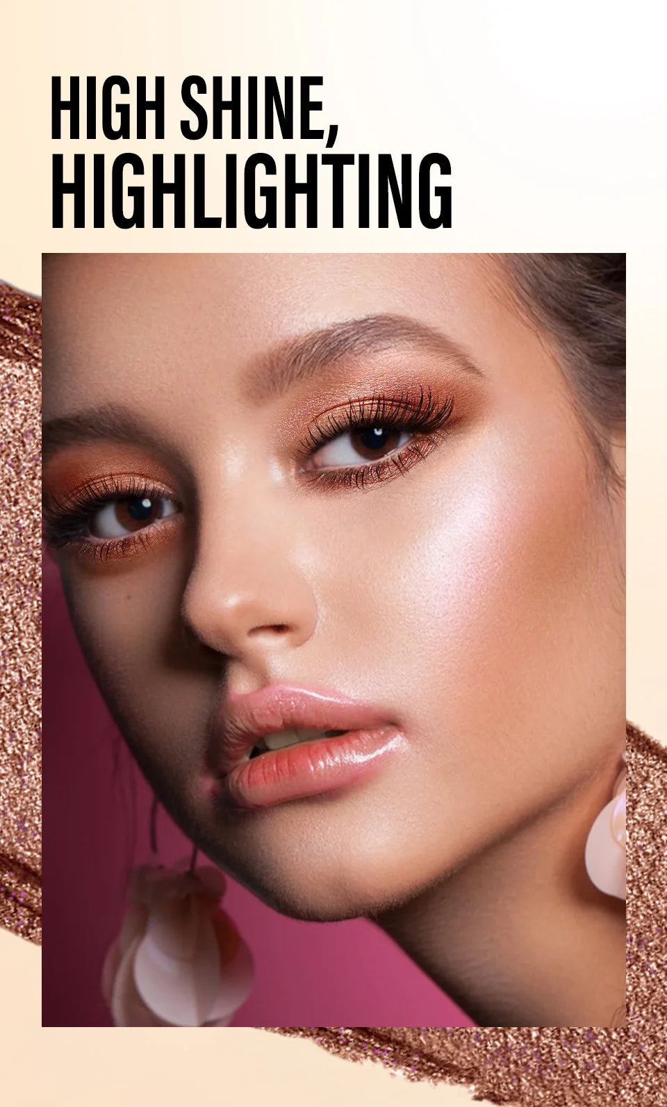 Multi Color Matte Pearlescent Eye Shadow Stick, Eyeliner Pen And High Light Pen, Smooth And Natural Color Zpaxo