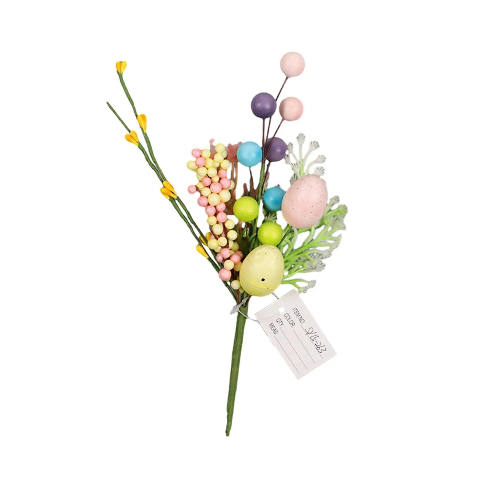 Easter Decoration Egg Tree Branch Decorative Branches Easter Egg Stems for Vase Home Party Easter Celebration Decoration Zpaxo Style D
