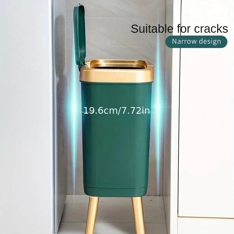 Large Square Plastic Trash Can Odor-sealing Lid Multifunctional