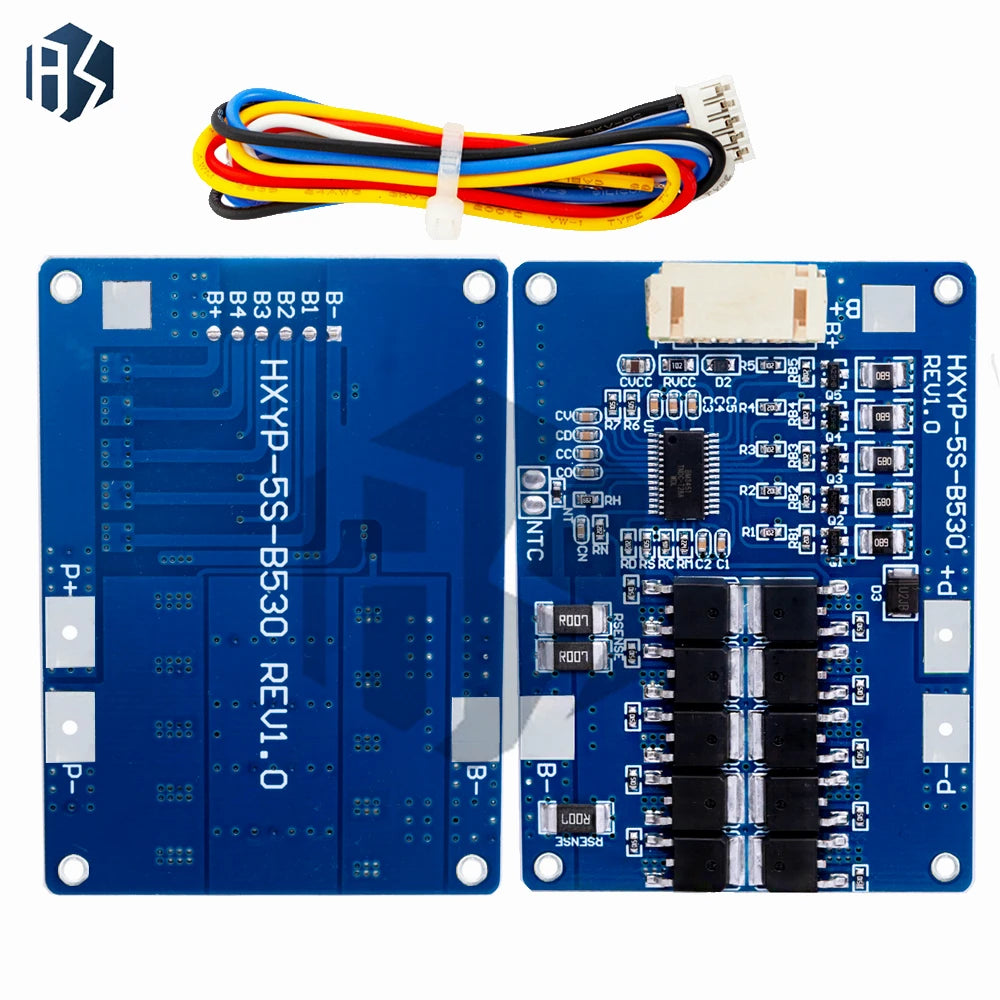5S BMS 30A 45A Lithium Battery Protection Board 18V-21V for Li-ion 3.2V LiFePO4 Batteries with Balance with ntc Zpaxo